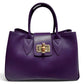 Modarno Borsa donna a mano Ginevra in vera pelle 35x18x24 cm