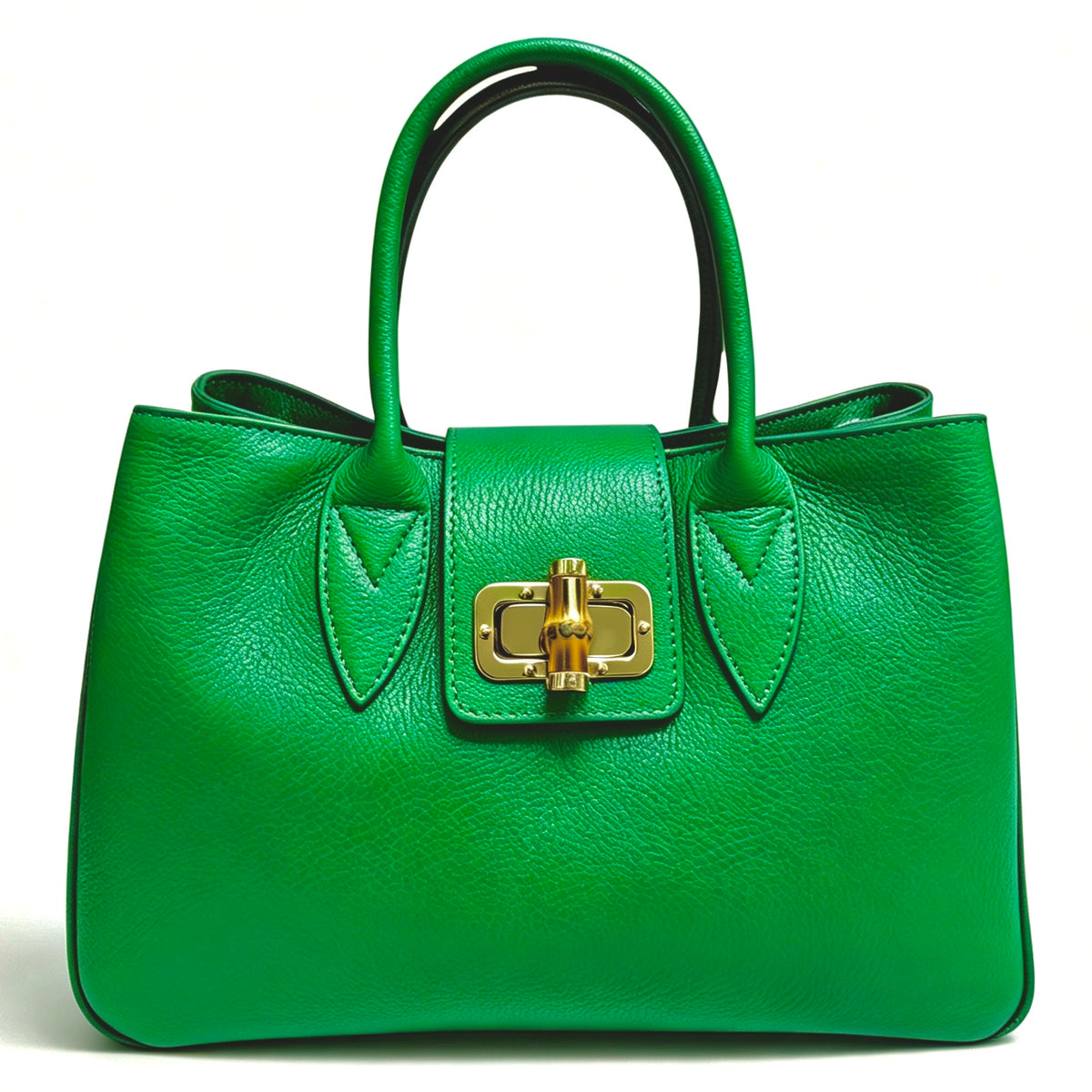 Modarno Borsa donna a mano Ginevra in vera pelle 35x18x24 cm