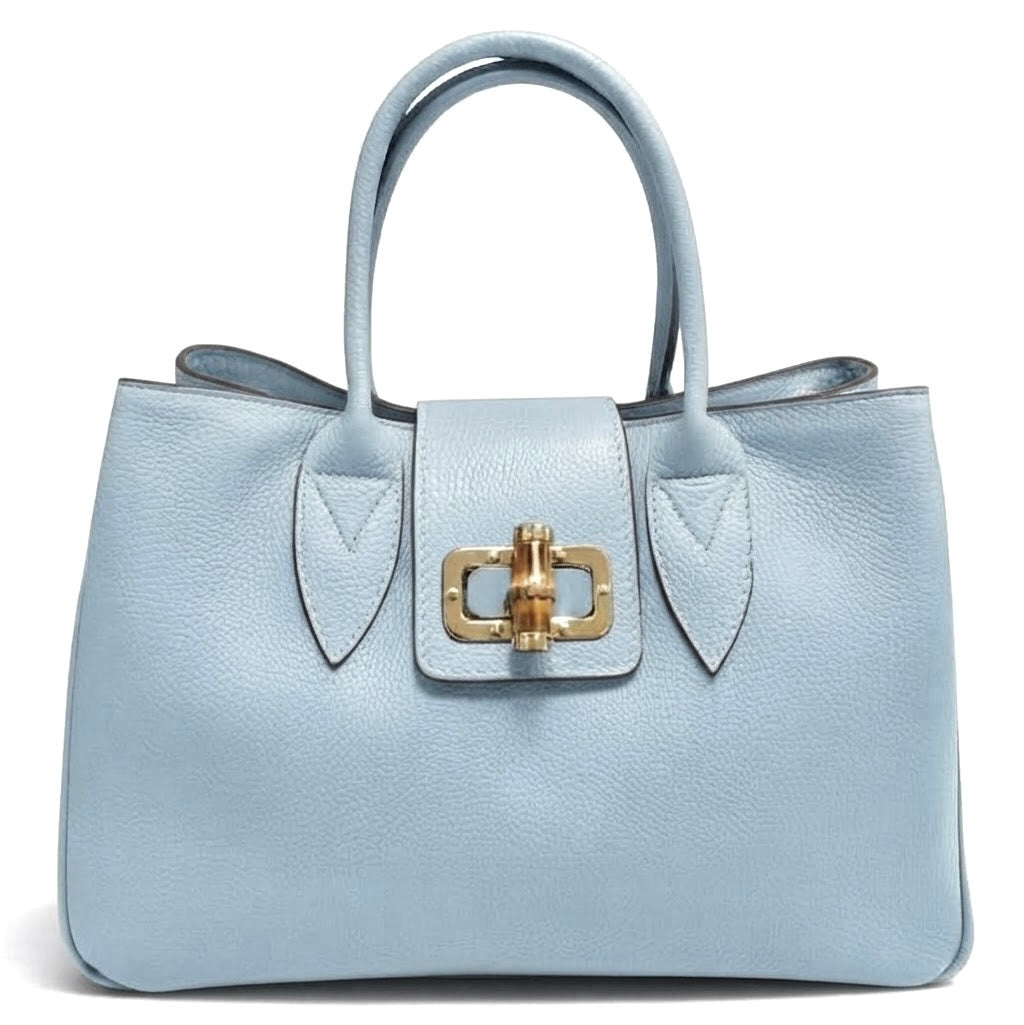 Modarno Borsa donna a mano Ginevra in vera pelle 35x18x24 cm