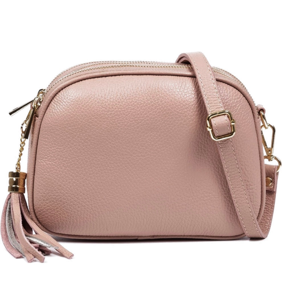 Modarno Borsa a tracolla Donna in Vera pelle Dollaro 23x8x17 cm