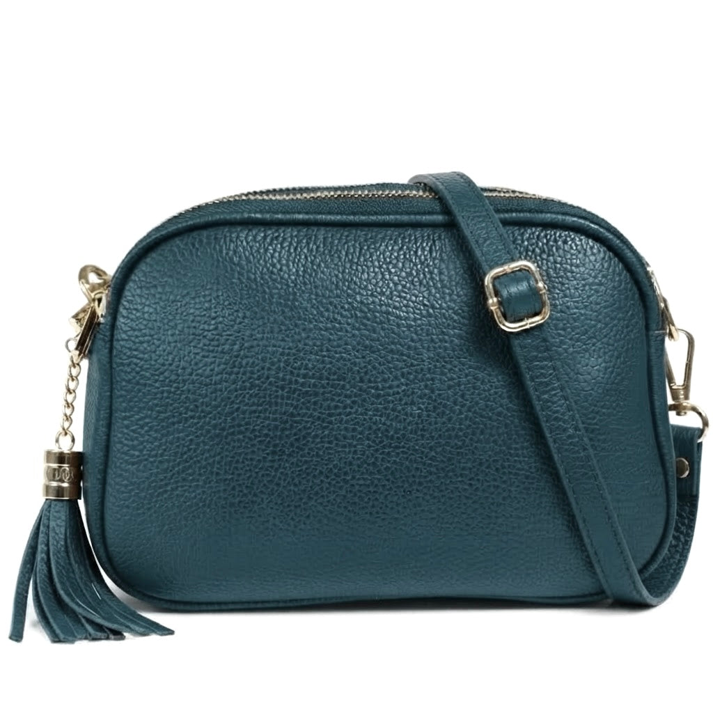 Modarno Borsa a tracolla Donna in Vera pelle Dollaro 23x8x17 cm