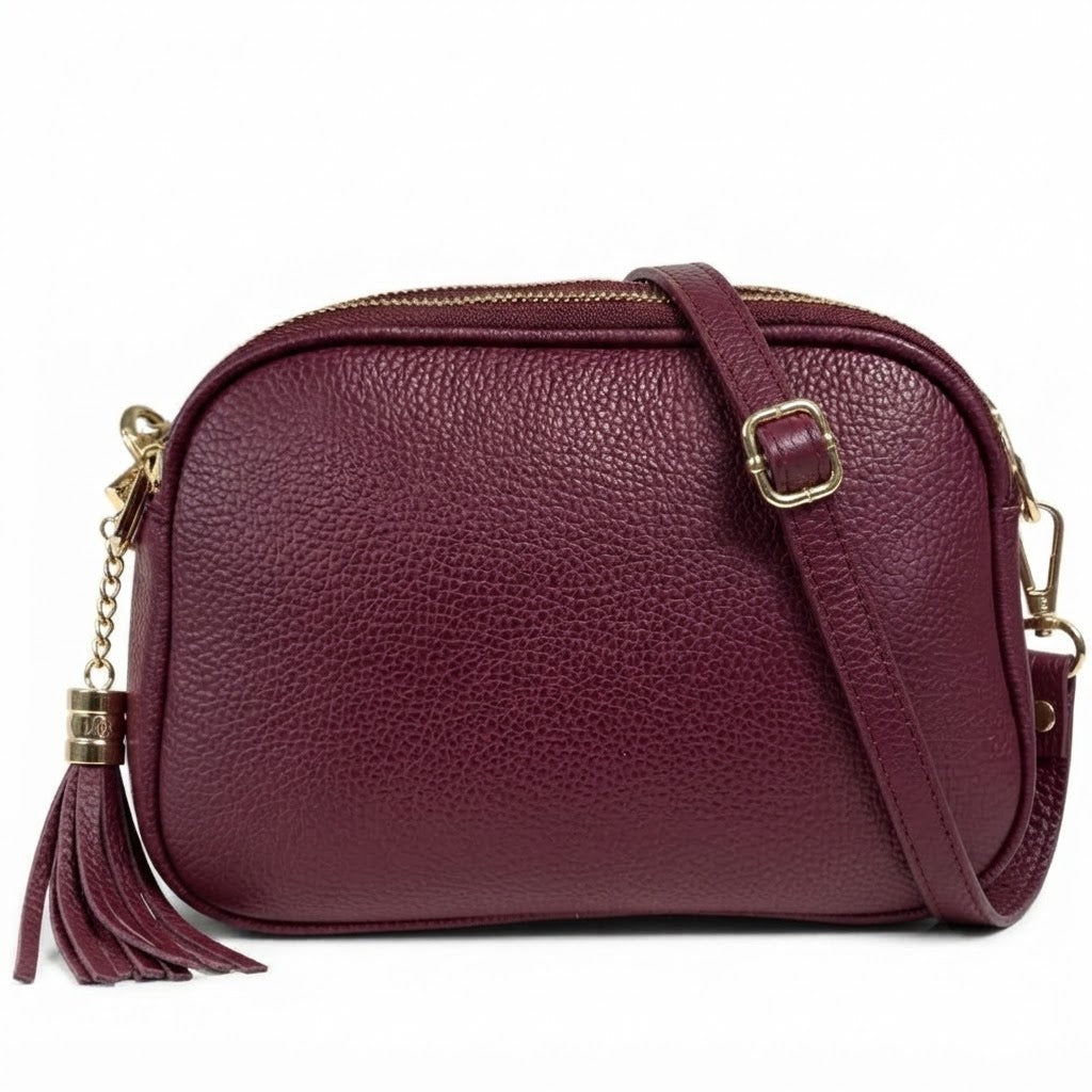 Modarno Borsa a tracolla Donna in Vera pelle Dollaro 23x8x17 cm