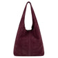 Modarno Damen Umhängetasche Wildleder Clutch Bag Umhängetasche Shopper Damen Echtes Leder