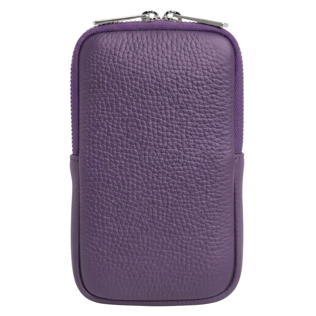 Modarno Piccola Borsa a Tracolla per Cellulare uomo e donna in Vera Pelle 11cm x 2cm x 18cm
