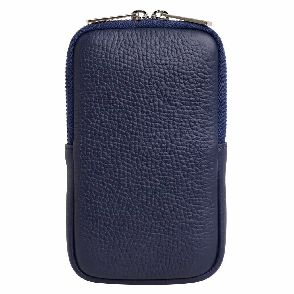 Modarno Piccola Borsa a Tracolla per Cellulare uomo e donna in Vera Pelle 11cm x 2cm x 18cm