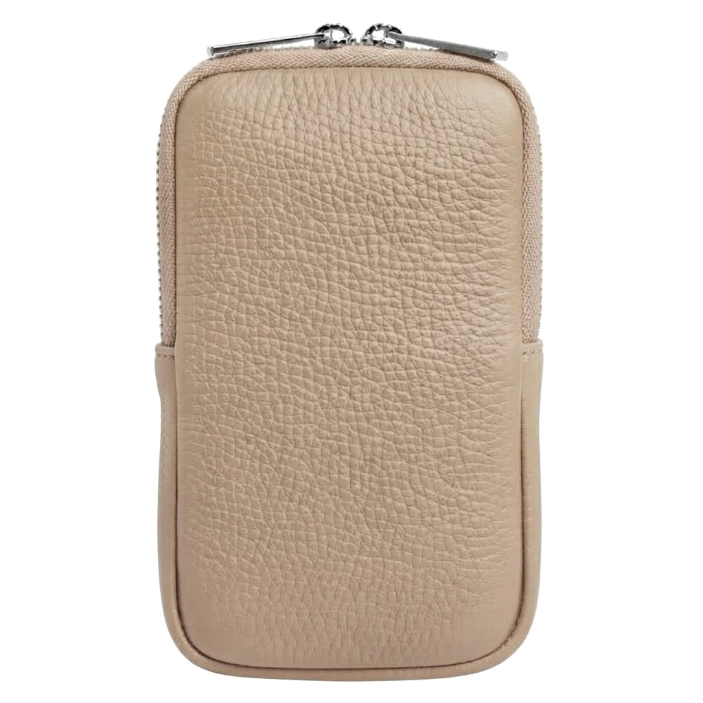 Modarno Piccola Borsa a Tracolla per Cellulare uomo e donna in Vera Pelle 11cm x 2cm x 18cm
