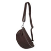 Modarno Borsa marsupio e tracolla da donna e uomo unisex in vera pelle 23x7x12 cm