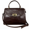 Modarno Borsa donna a mano e tracolla in vera pelle Vacchetta 22x11x17 cm