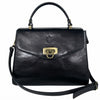 Modarno Borsa donna a mano e tracolla in vera pelle Vacchetta 22x11x17 cm