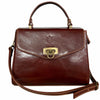 Modarno Borsa donna a mano e tracolla in vera pelle Vacchetta 22x11x17 cm