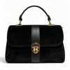 Modarno Borsa donna a mano/tracolla in Camoscio vera pelle 26x12x16 cm