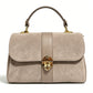 Modarno Borsa donna a mano/tracolla in Camoscio vera pelle 26x12x16 cm
