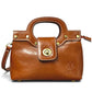 Modarno Borsetta donna a mano e tracolla in vera pelle vacchetta 21x8x14 cm