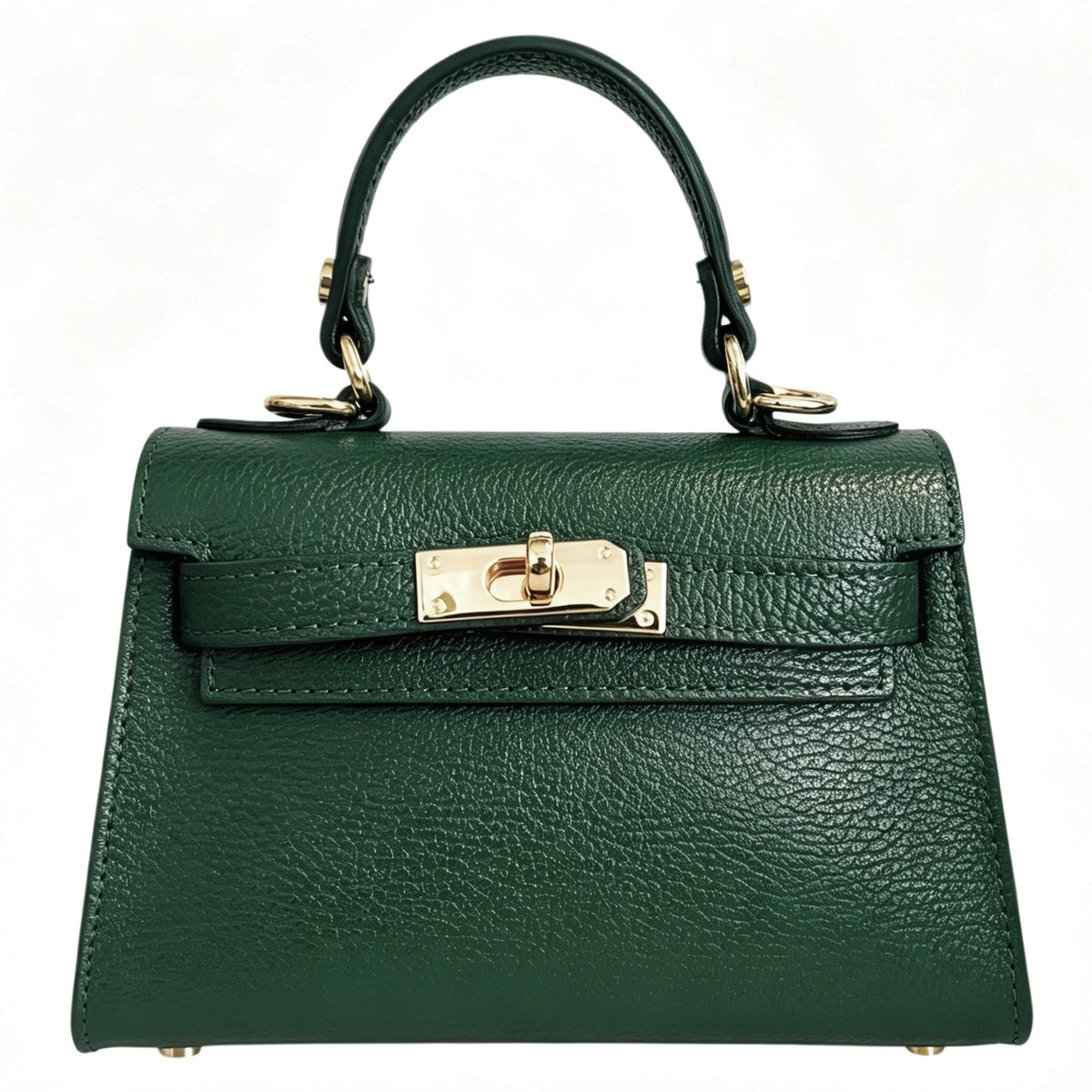 Modarno "Kelly" Damenhandtasche aus echtem Dollarleder 21x8x14 cm
