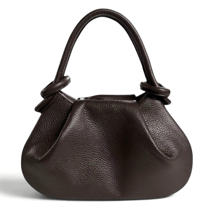Modarno Borsetta a mano con manico convertibile "Linda" in vera pelle 28x8x16cm