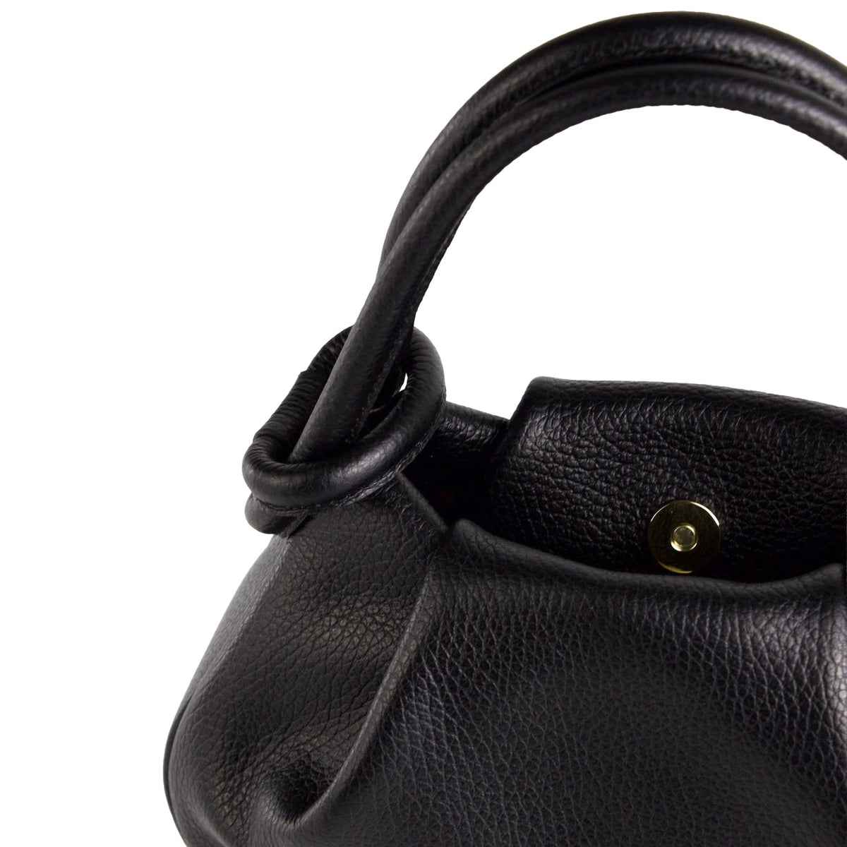 Modarno Borsetta a mano con manico convertibile "Linda" in vera pelle 28x8x16cm