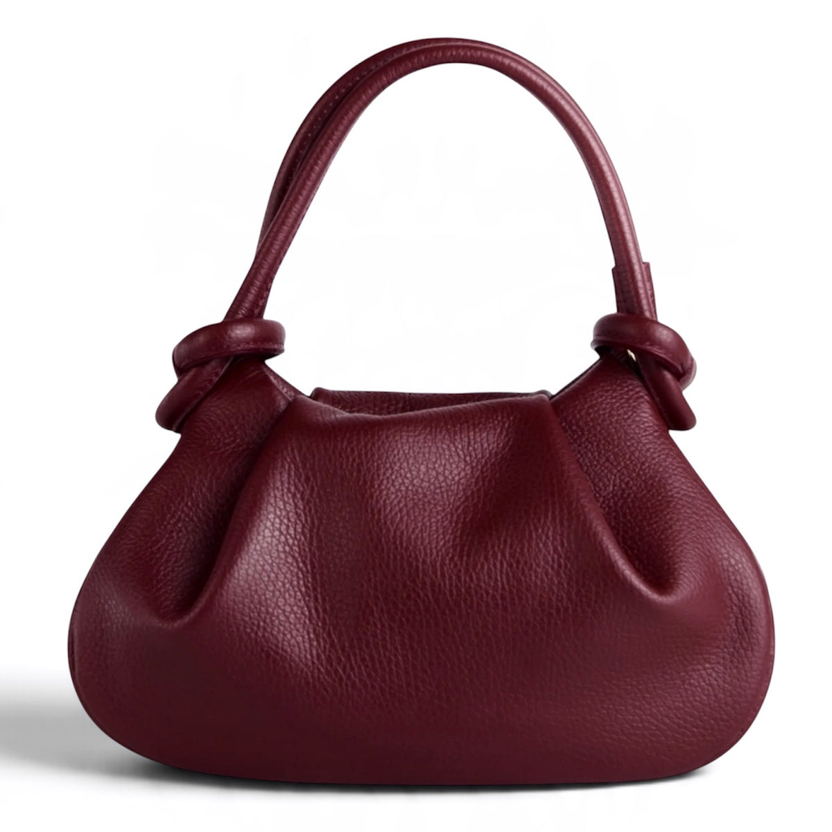 Modarno Borsetta a mano con manico convertibile "Linda" in vera pelle 28x8x16cm