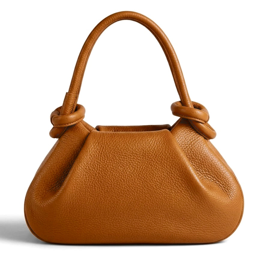 Modarno Borsetta a mano con manico convertibile "Linda" in vera pelle 28x8x16cm
