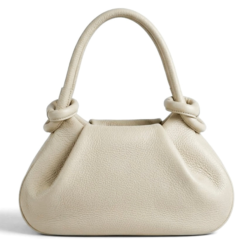 Modarno Borsetta a mano con manico convertibile "Linda" in vera pelle 28x8x16cm