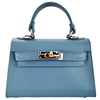 Modarno Borsetta donna a mano in vera pelle Dollaro 21x8x14 cm