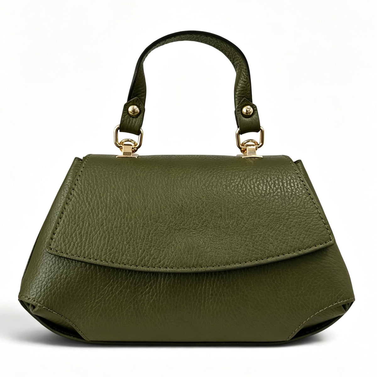 Modarno Borsa a mano e tracolla "Alis" in vera pelle martellata 26x12x15 cm