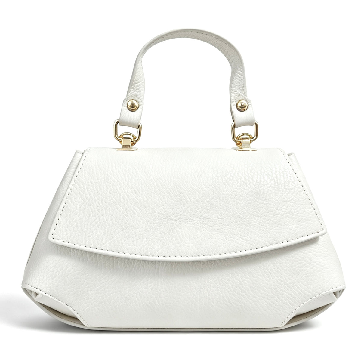 Modarno Borsa a mano e tracolla "Alis" in vera pelle martellata 26x12x15 cm