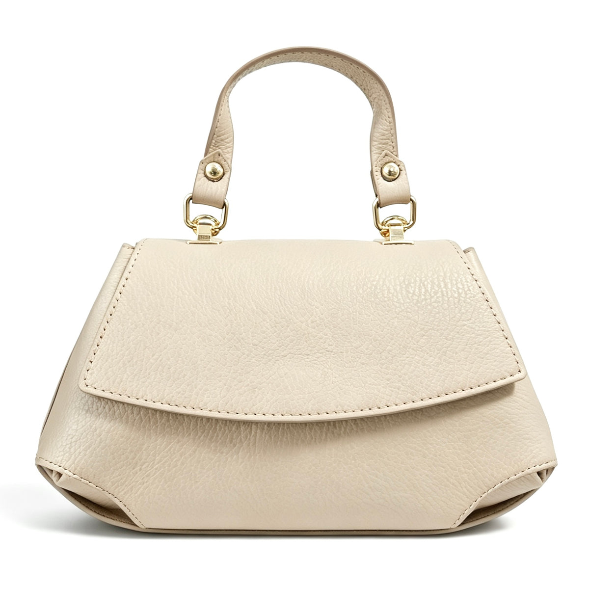 Modarno Borsa a mano e tracolla "Alis" in vera pelle martellata 26x12x15 cm