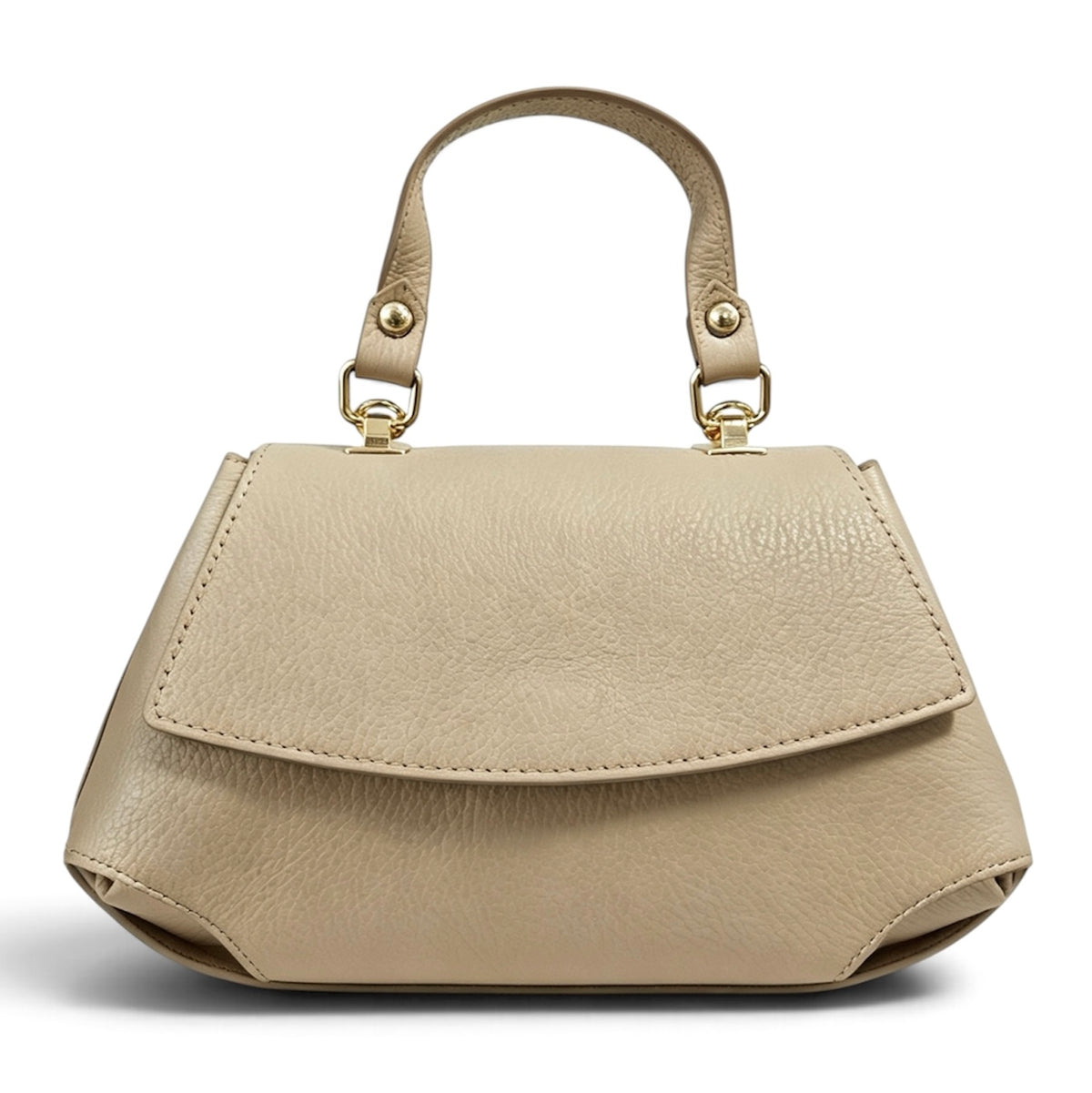 Modarno Borsa a mano e tracolla "Alis" in vera pelle martellata 26x12x15 cm