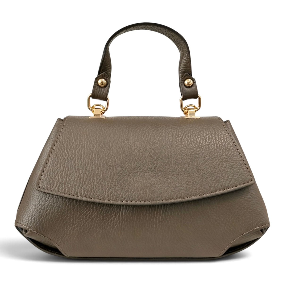 Modarno Borsa a mano e tracolla "Alis" in vera pelle martellata 26x12x15 cm