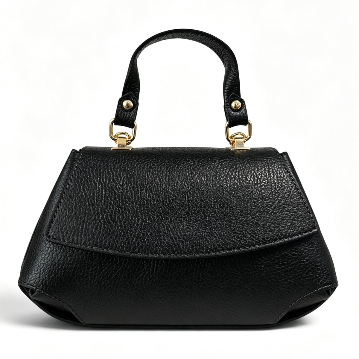 Modarno Borsa a mano e tracolla "Alis" in vera pelle martellata 26x12x15 cm