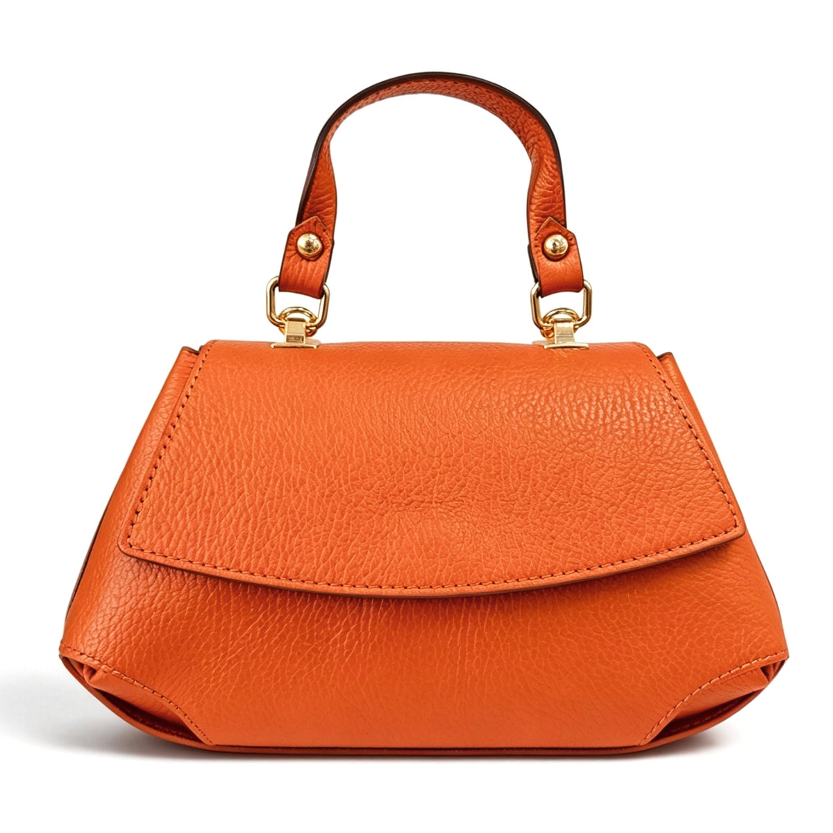 Modarno Borsa a mano e tracolla "Alis" in vera pelle martellata 26x12x15 cm