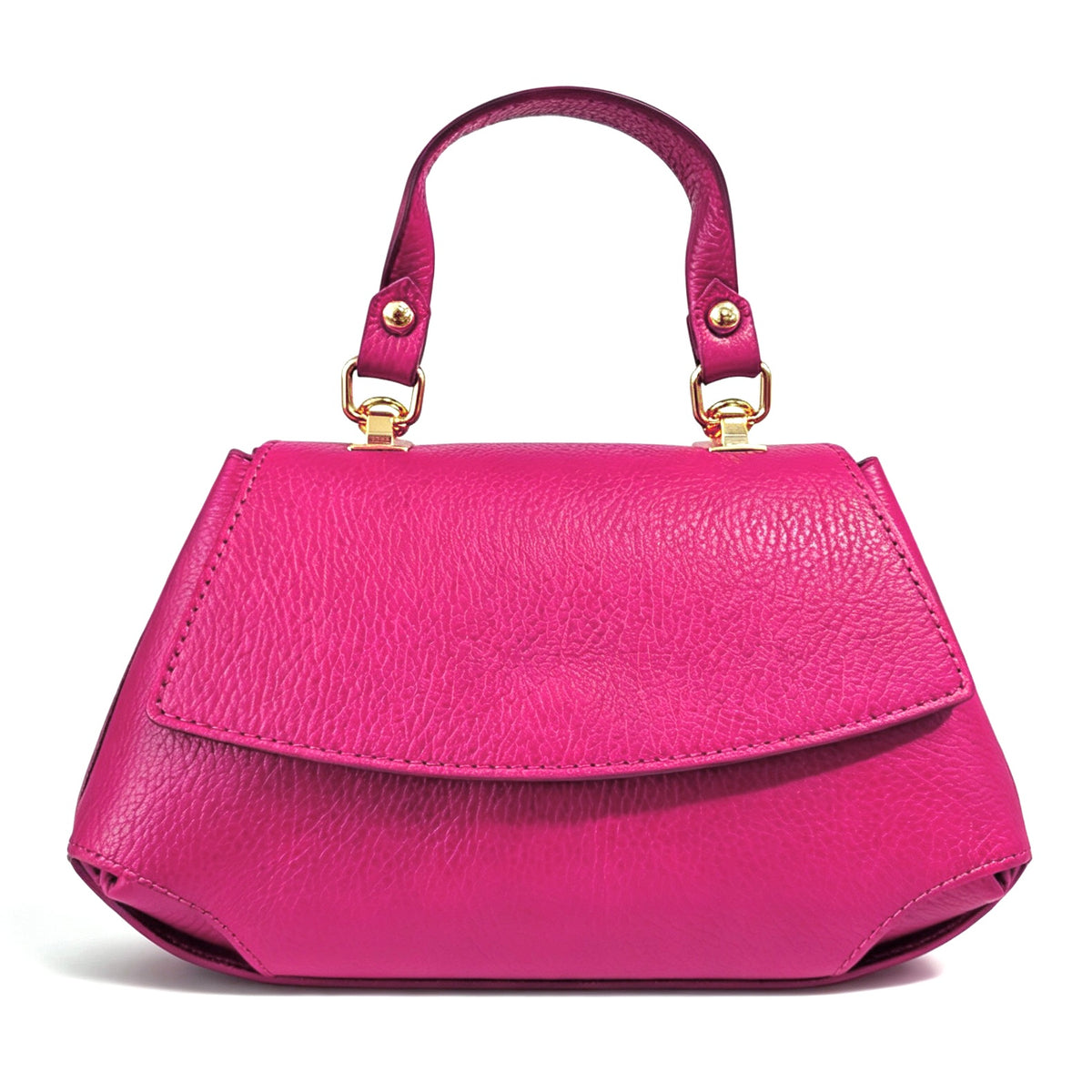 Modarno Borsa a mano e tracolla "Alis" in vera pelle martellata 26x12x15 cm