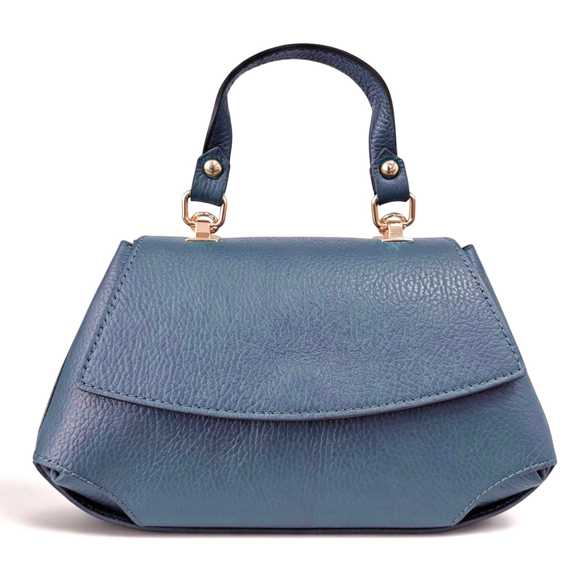 Modarno Borsa a mano e tracolla "Alis" in vera pelle martellata 26x12x15 cm