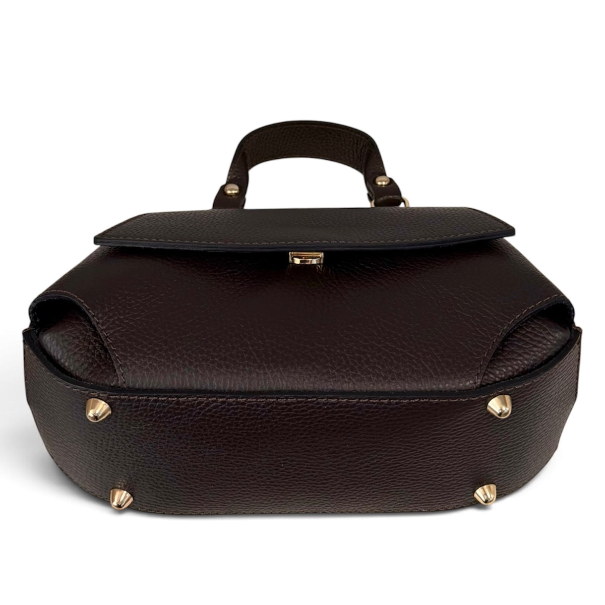 Modarno Borsa a mano e tracolla "Alis" in vera pelle martellata 26x12x15 cm