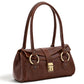 Modarno Borsa donna a spalla in vera pelle di Vacchetta Premium 28x13x14 cm