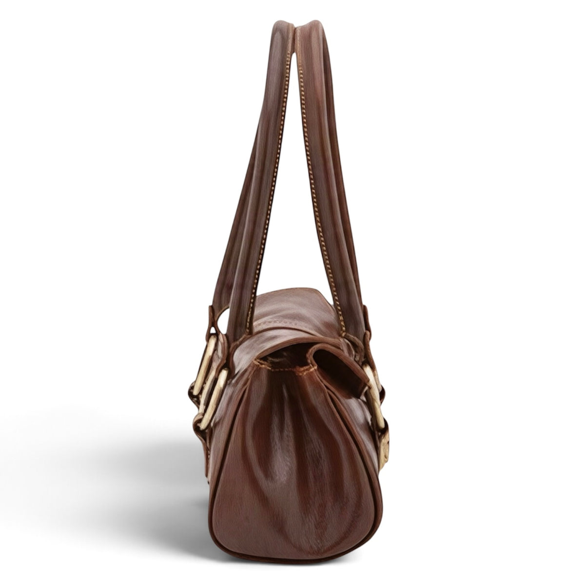 Modarno Borsa donna a spalla in vera pelle di Vacchetta Premium 28x13x14 cm