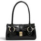Modarno Borsa donna a spalla in vera pelle di Vacchetta Premium 28x13x14 cm