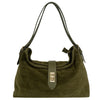 Modarno Borsa a tracolla in vera pelle camoscio  35x11x24 cm