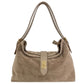 Modarno Borsa a tracolla in vera pelle camoscio  35x11x24 cm