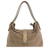 Modarno Borsa a tracolla in vera pelle camoscio  35x11x24 cm