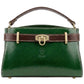 Modarno Borsa a mano e tracolla Vintage in pelle vacchetta 26x12x17 cm