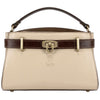 Modarno Borsa a mano e tracolla Vintage in pelle vacchetta 26x12x17 cm