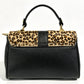 Modarno Borsa donna a mano/tracolla in Cavallino vera pelle 26x12x16 cm