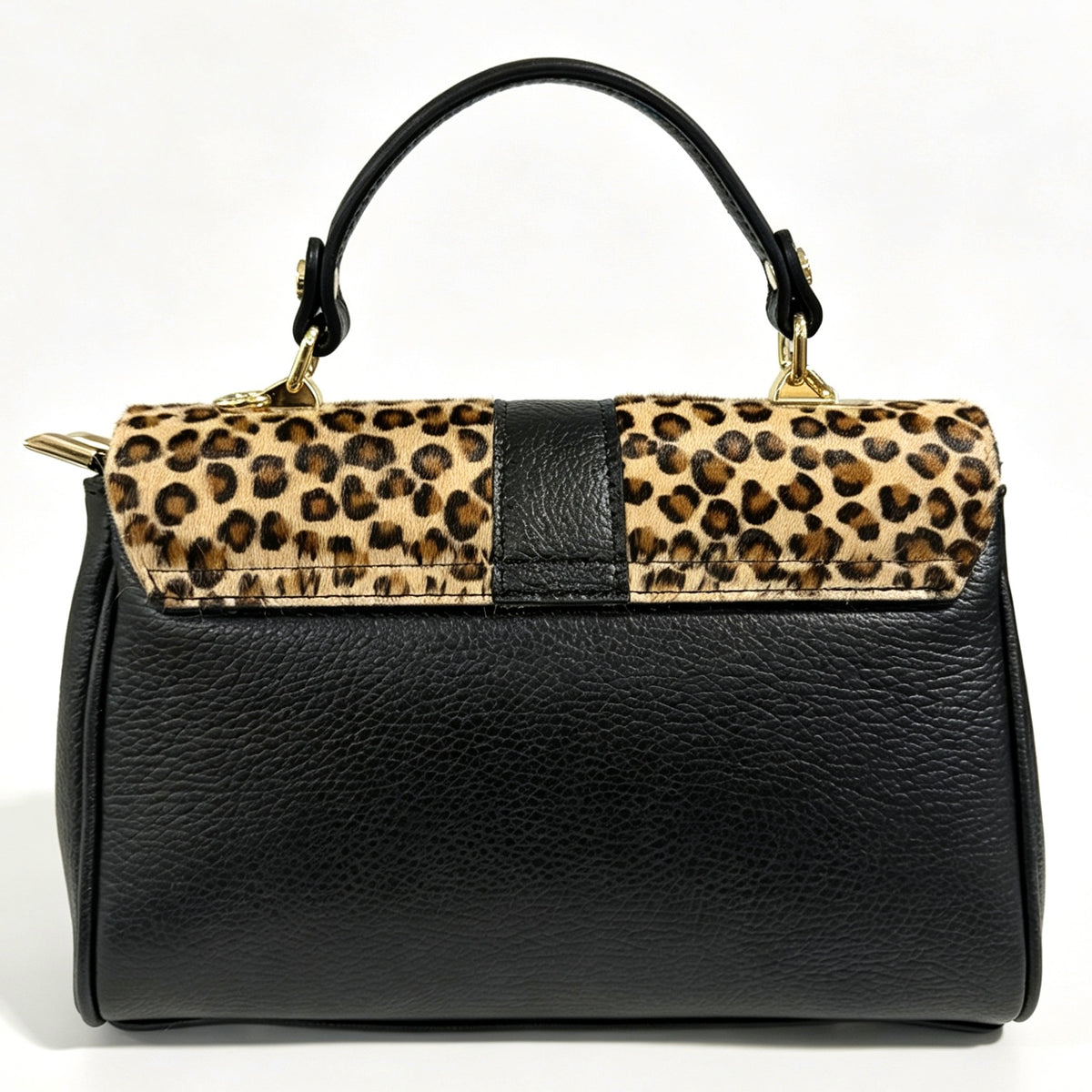 Modarno Borsa donna a mano/tracolla in Cavallino vera pelle 26x12x16 cm