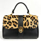 Modarno Borsa donna a mano/tracolla in Cavallino vera pelle 26x12x16 cm