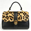 Modarno Borsa donna a mano/tracolla in Cavallino vera pelle 26x12x16 cm