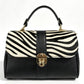 Modarno Borsa donna a mano/tracolla in Cavallino vera pelle 26x12x16 cm