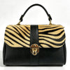 Modarno Borsa donna a mano/tracolla in Cavallino vera pelle 26x12x16 cm