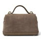 Modarno Borsetta Baulettino Vanity Aura in camoscio e vera pelle 22x8x13 cm