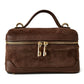 Modarno Borsetta Baulettino Vanity Aura in camoscio e vera pelle 22x8x13 cm